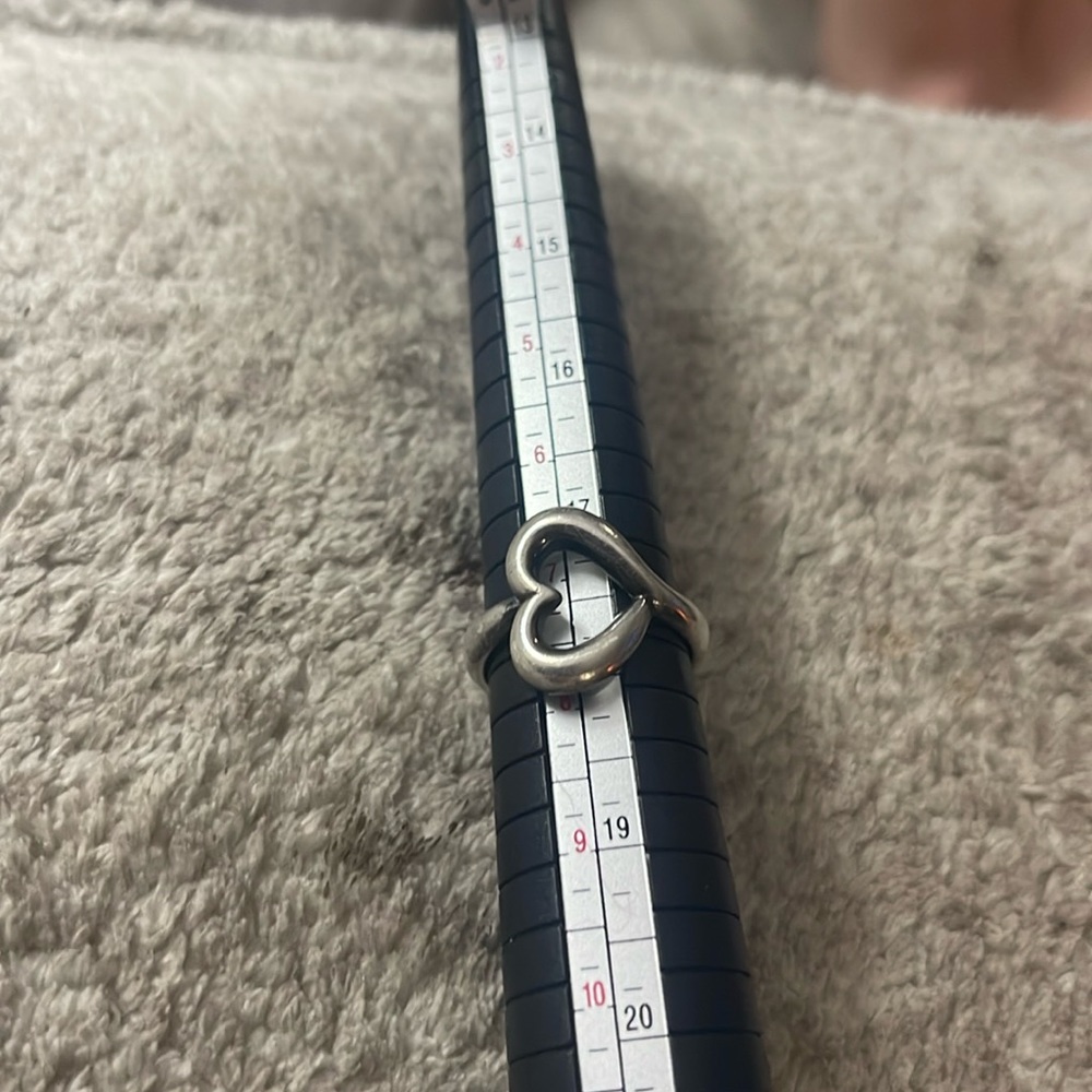 James Avery Open Heart ring size 7.5